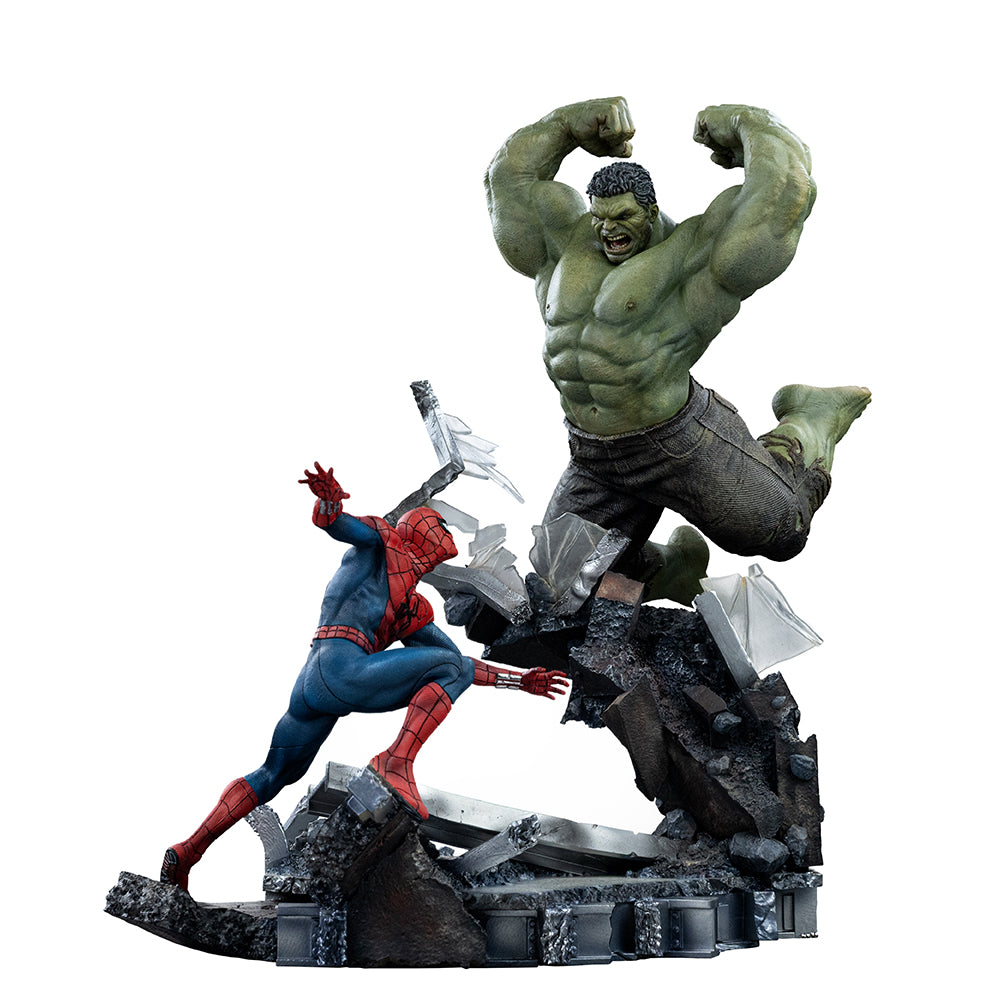 Spider-Man vs Hulk - Spider-Man: Brand New Day - Art Scale 1/10 by Iron Studios