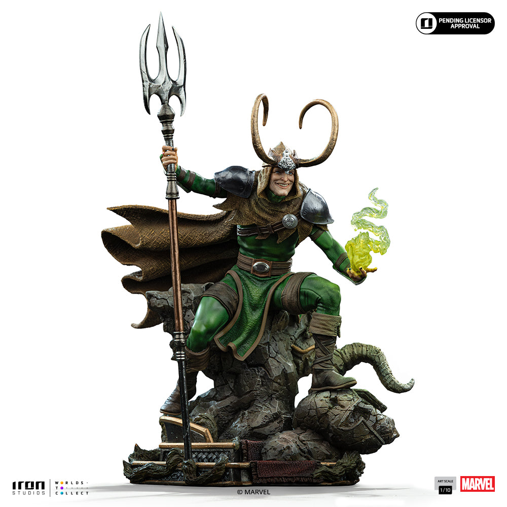 Loki Laufeyson — Marvel Comics Art Scale 1/10, product reference image from Iron Studios